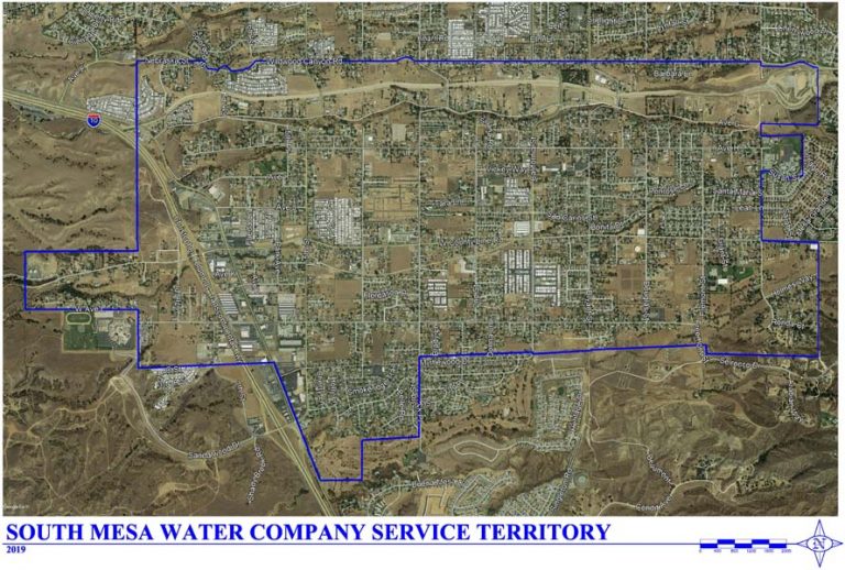 Service Area South Mesa Water Company